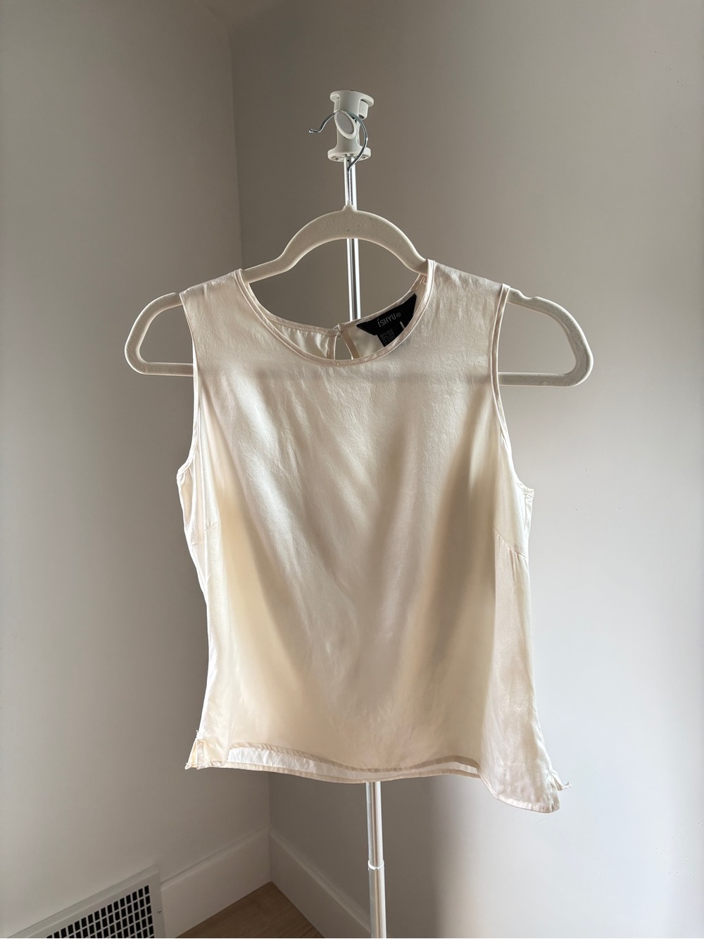 100% Silk Blouse in Ivory